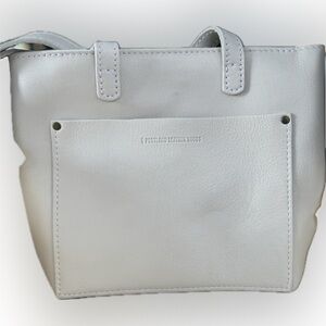 Portland Leather Goods Pearl Mini Zippered Crossbody Tote Bag